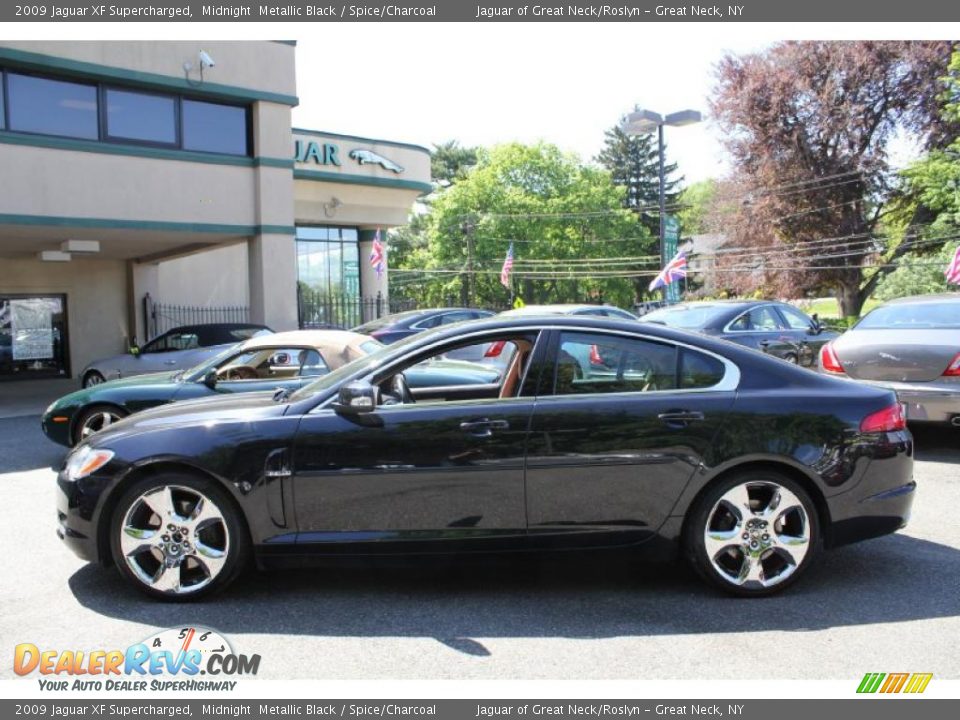 Midnight  Metallic Black 2009 Jaguar XF Supercharged Photo #2