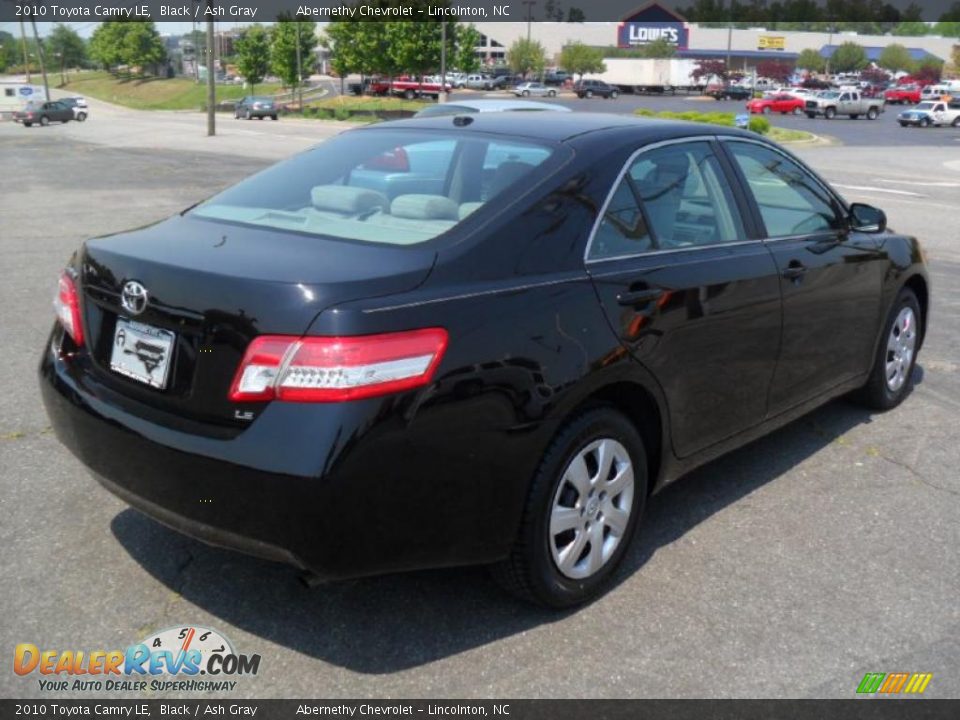 2010 toyota camry le black #2