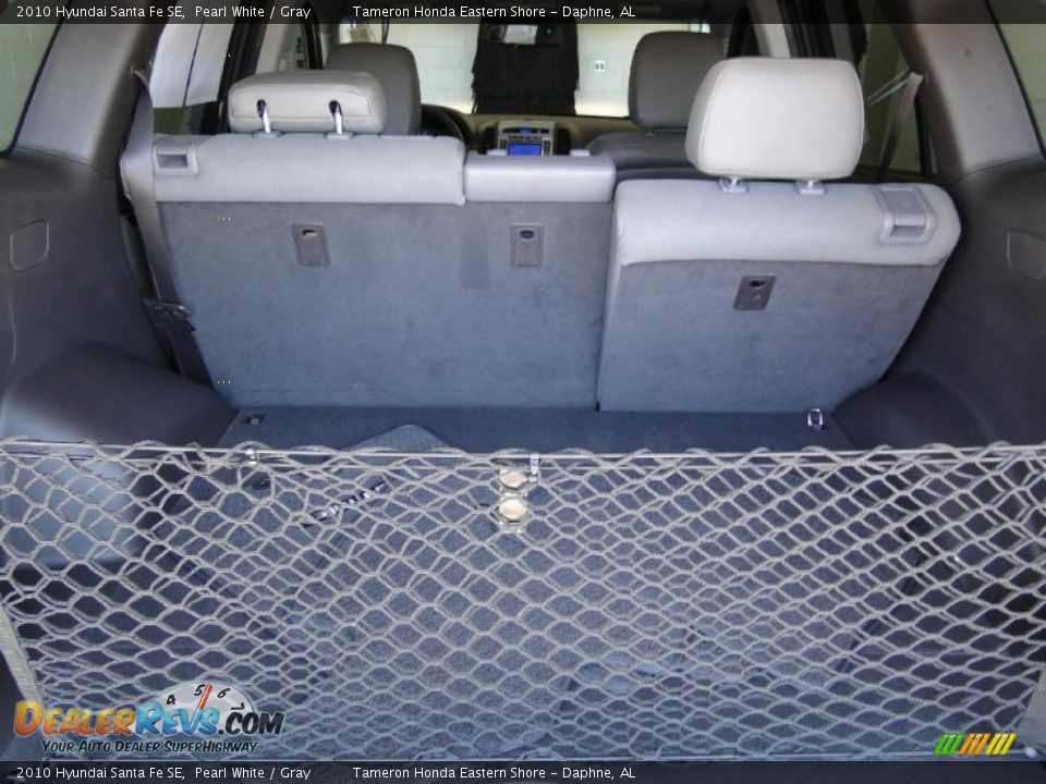 2010 Hyundai Santa Fe SE Pearl White / Gray Photo #34