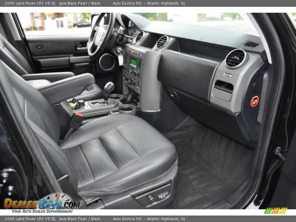 Black Interior - 2006 Land Rover LR3 V8 SE Photo #8