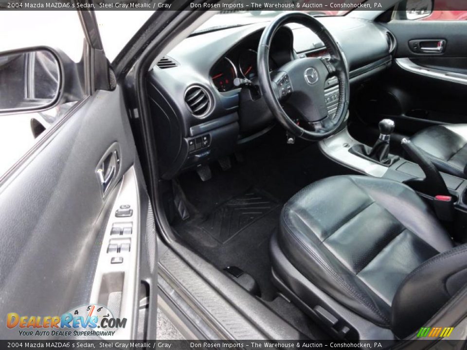 Gray Interior - 2004 Mazda MAZDA6 s Sedan Photo #13