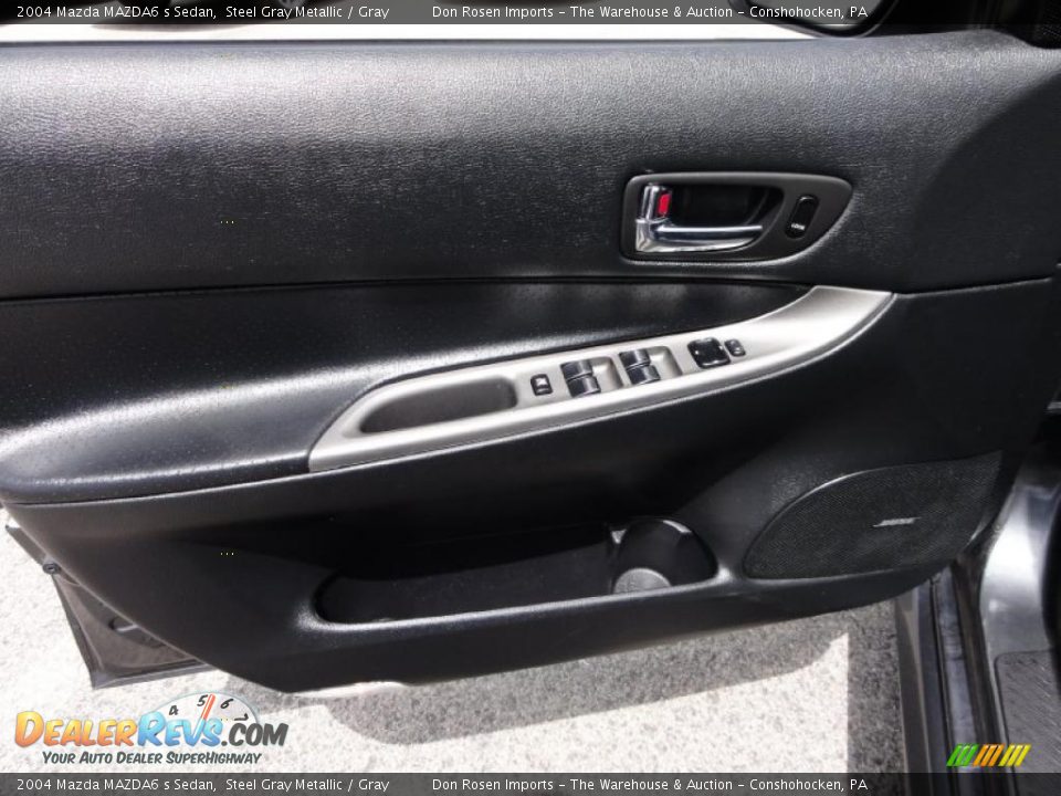 2004 Mazda MAZDA6 s Sedan Steel Gray Metallic / Gray Photo #14