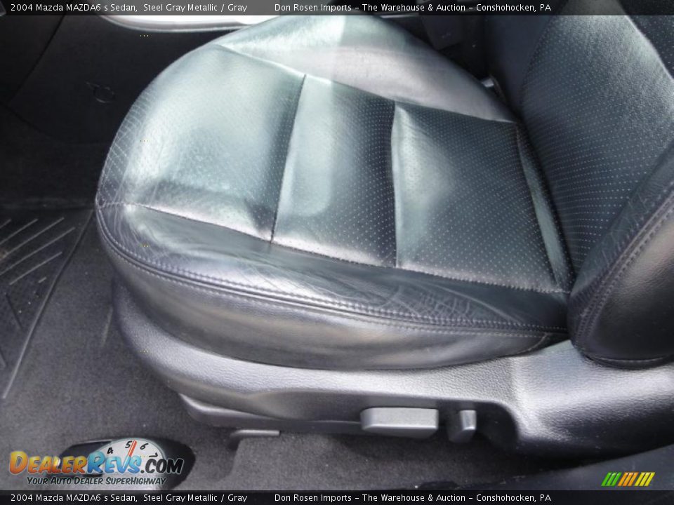 2004 Mazda MAZDA6 s Sedan Steel Gray Metallic / Gray Photo #16