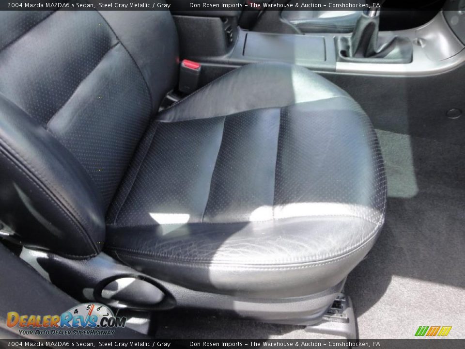 2004 Mazda MAZDA6 s Sedan Steel Gray Metallic / Gray Photo #21
