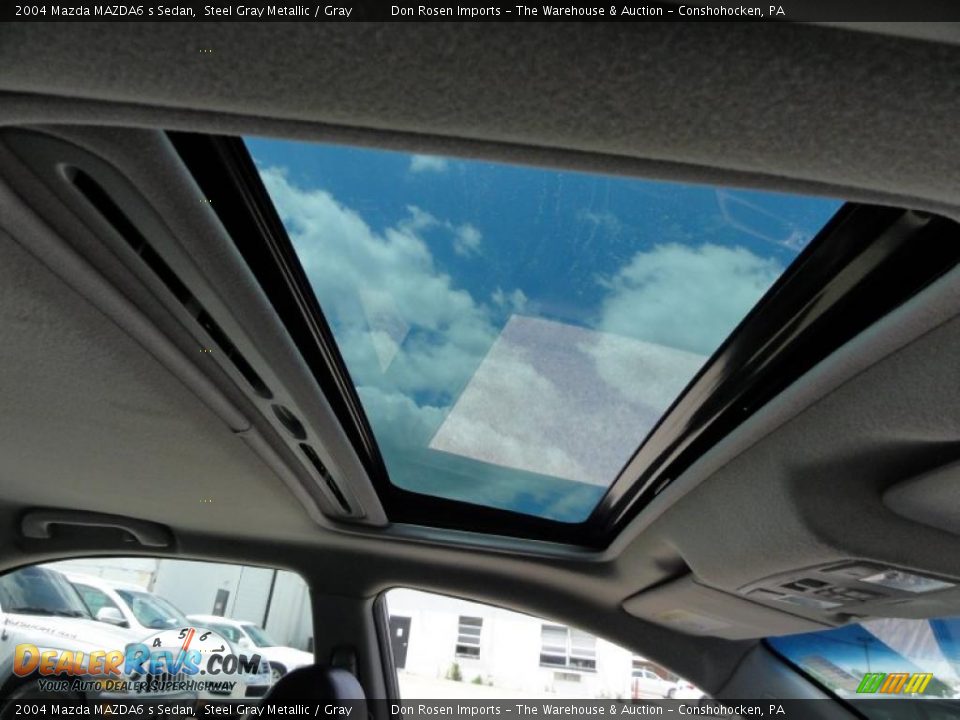 2004 Mazda MAZDA6 s Sedan Steel Gray Metallic / Gray Photo #22