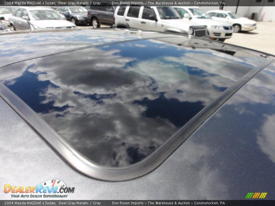 2004 Mazda MAZDA6 s Sedan Steel Gray Metallic / Gray Photo #23