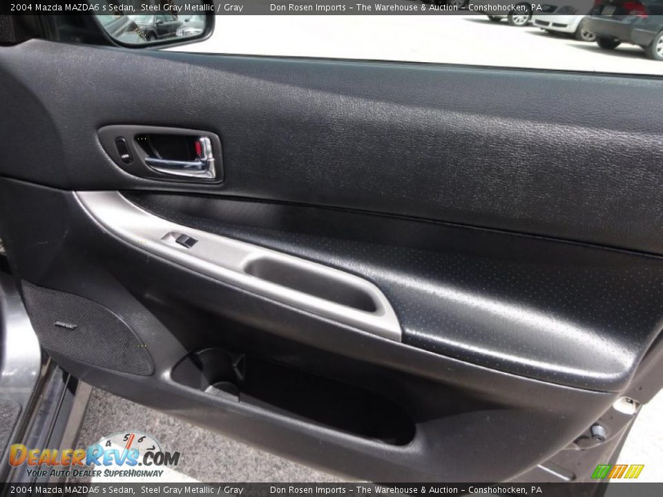 2004 Mazda MAZDA6 s Sedan Steel Gray Metallic / Gray Photo #24