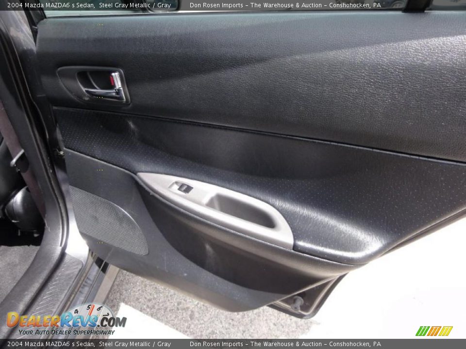 2004 Mazda MAZDA6 s Sedan Steel Gray Metallic / Gray Photo #26
