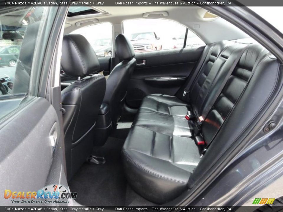 Gray Interior - 2004 Mazda MAZDA6 s Sedan Photo #27
