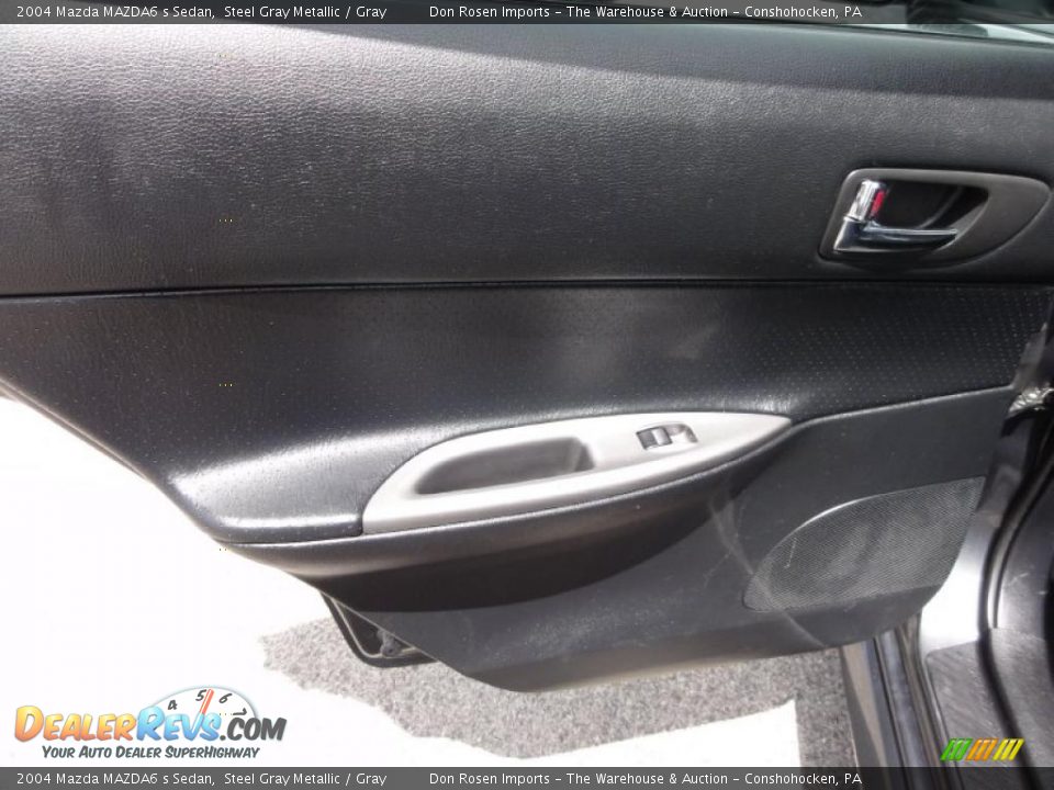 2004 Mazda MAZDA6 s Sedan Steel Gray Metallic / Gray Photo #28