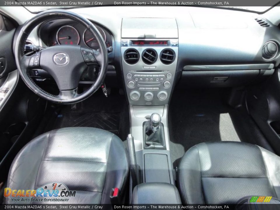 2004 Mazda MAZDA6 s Sedan Steel Gray Metallic / Gray Photo #29