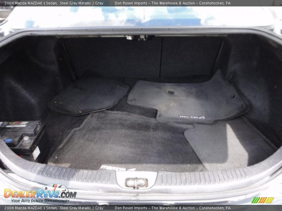 2004 Mazda MAZDA6 s Sedan Steel Gray Metallic / Gray Photo #31