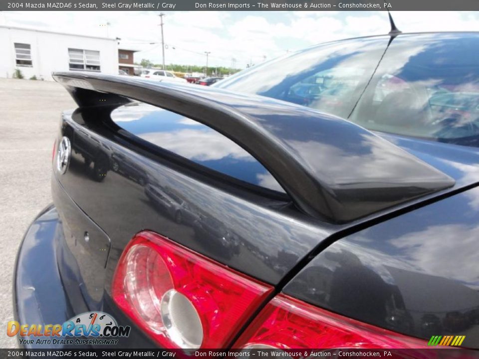 2004 Mazda MAZDA6 s Sedan Steel Gray Metallic / Gray Photo #32