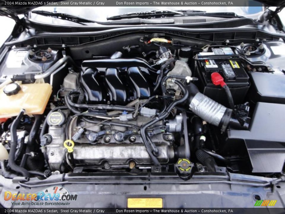 2004 Mazda MAZDA6 s Sedan 3.0 Liter DOHC 24 Valve VVT V6 Engine Photo #35