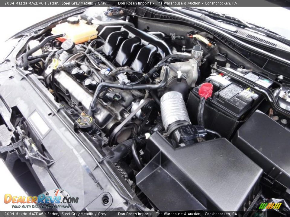 2004 Mazda MAZDA6 s Sedan 3.0 Liter DOHC 24 Valve VVT V6 Engine Photo #36