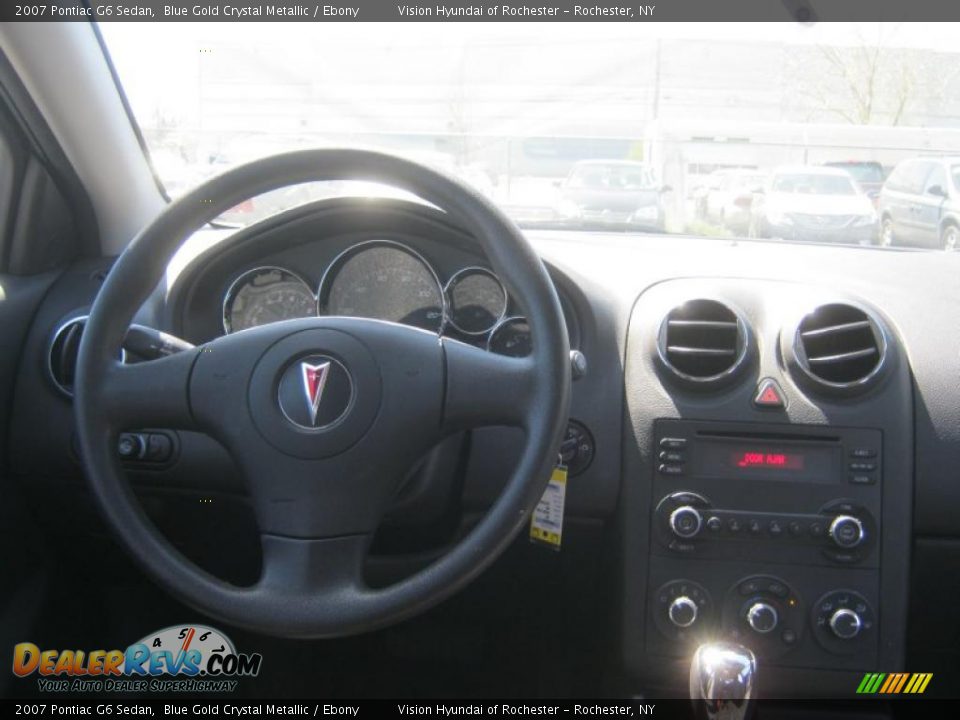 2007 Pontiac G6 Sedan Blue Gold Crystal Metallic / Ebony Photo #4
