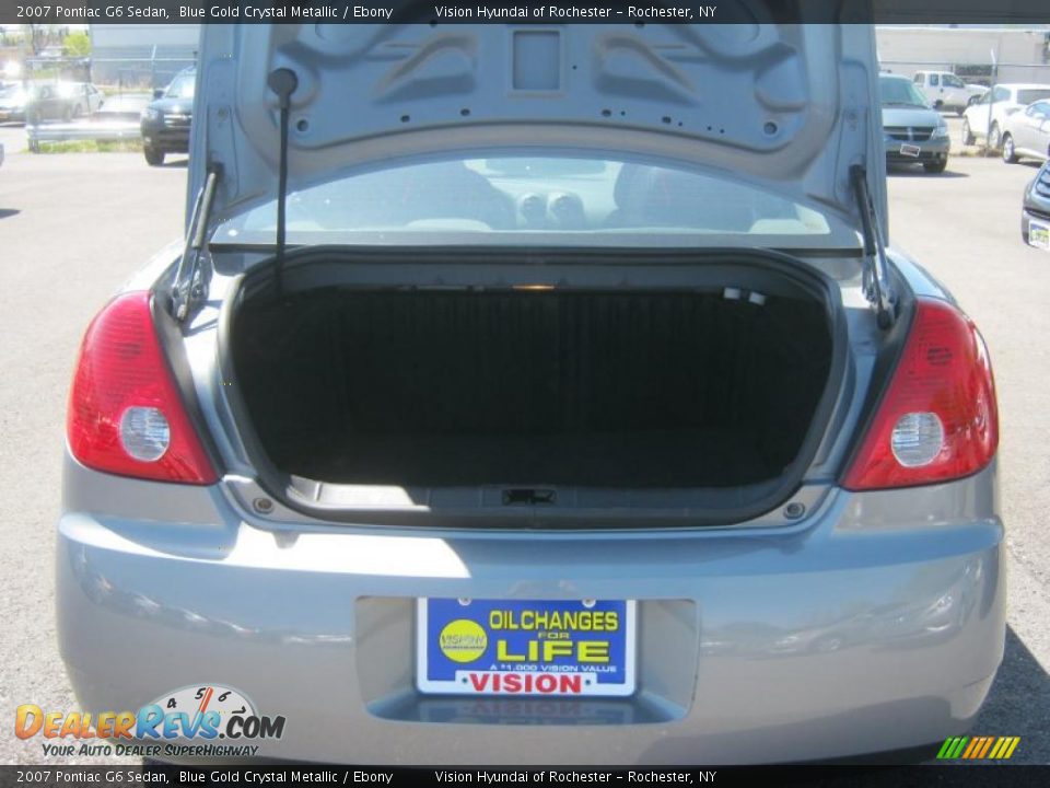 2007 Pontiac G6 Sedan Blue Gold Crystal Metallic / Ebony Photo #6