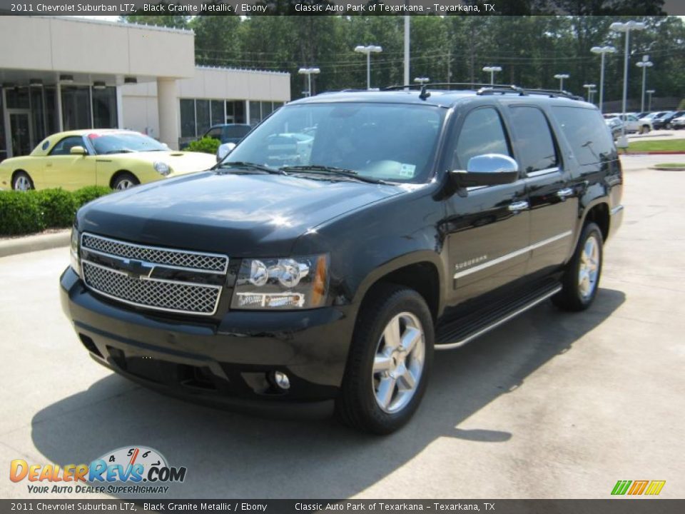 2011 Chevrolet Suburban LTZ Black Granite Metallic / Ebony Photo #1