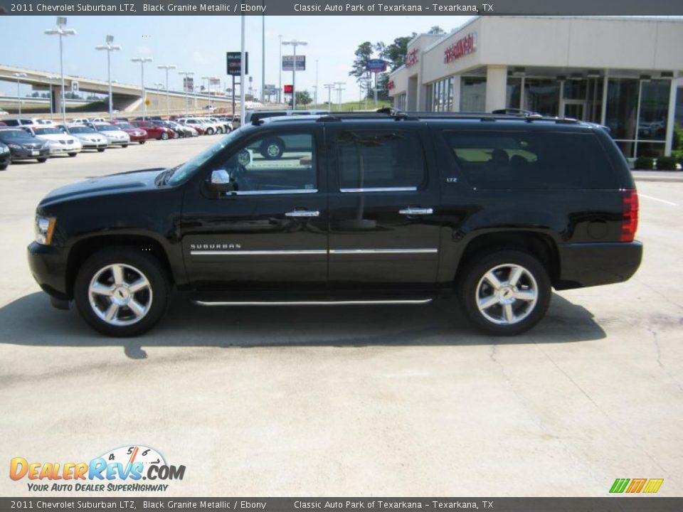 2011 Chevrolet Suburban LTZ Black Granite Metallic / Ebony Photo #2