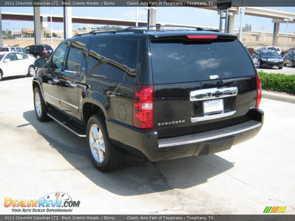 2011 Chevrolet Suburban LTZ Black Granite Metallic / Ebony Photo #3