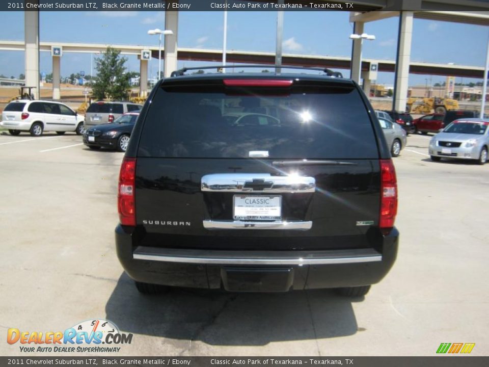 2011 Chevrolet Suburban LTZ Black Granite Metallic / Ebony Photo #4