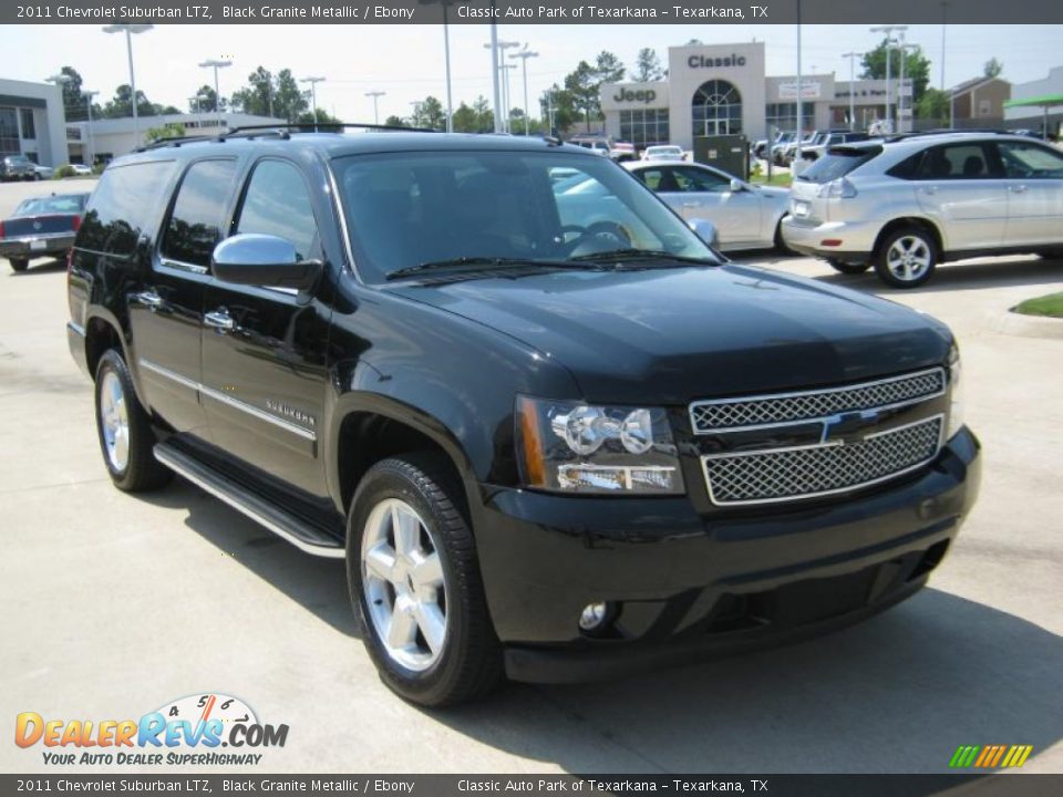 2011 Chevrolet Suburban LTZ Black Granite Metallic / Ebony Photo #7