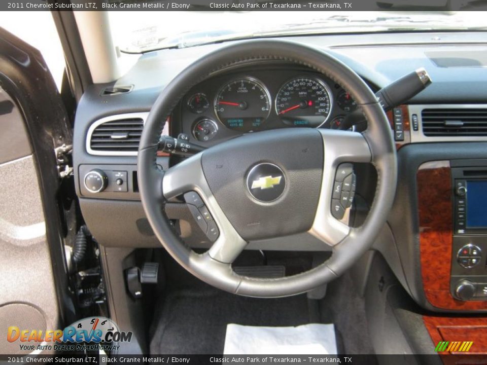 2011 Chevrolet Suburban LTZ Black Granite Metallic / Ebony Photo #10