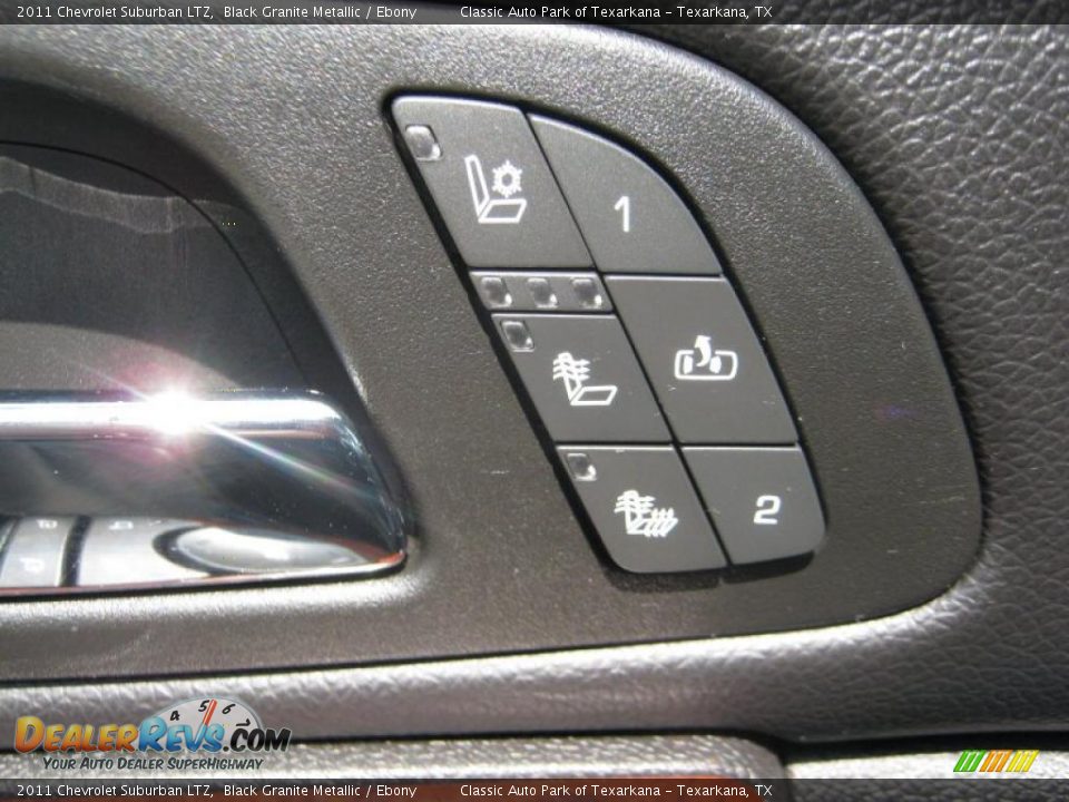 2011 Chevrolet Suburban LTZ Black Granite Metallic / Ebony Photo #22