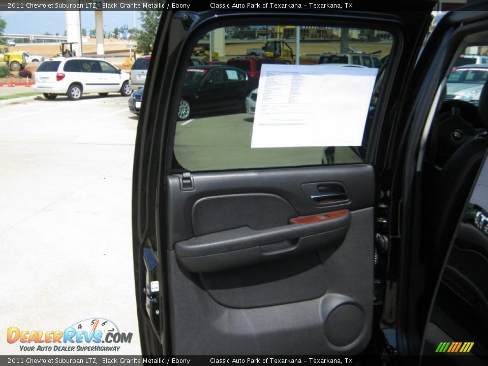 2011 Chevrolet Suburban LTZ Black Granite Metallic / Ebony Photo #23