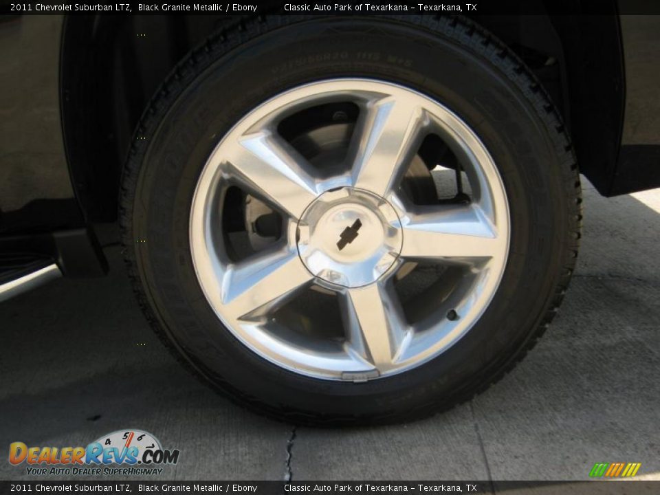 2011 Chevrolet Suburban LTZ Black Granite Metallic / Ebony Photo #26