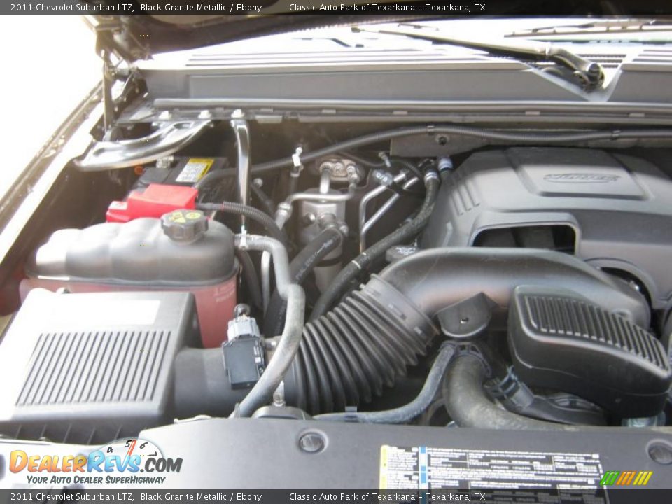 2011 Chevrolet Suburban LTZ Black Granite Metallic / Ebony Photo #28