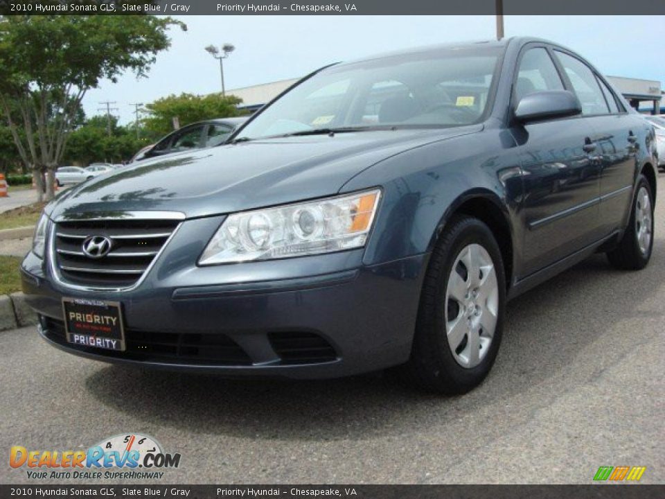 2010 Hyundai Sonata GLS Slate Blue / Gray Photo #1