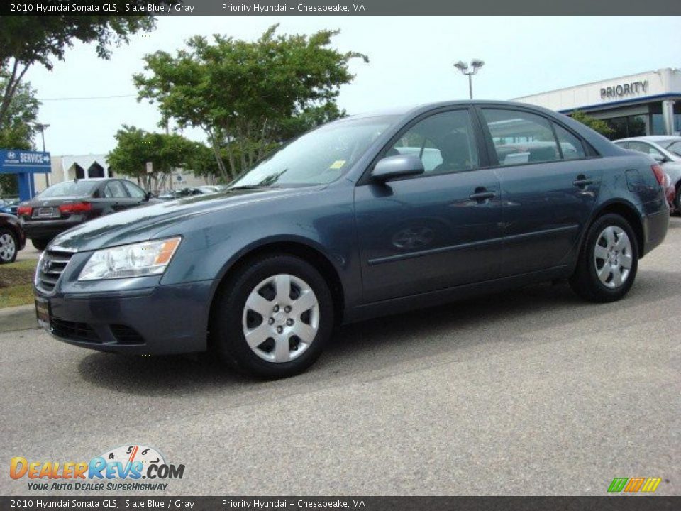 2010 Hyundai Sonata GLS Slate Blue / Gray Photo #2