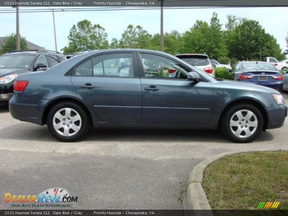 2010 Hyundai Sonata GLS Slate Blue / Gray Photo #4