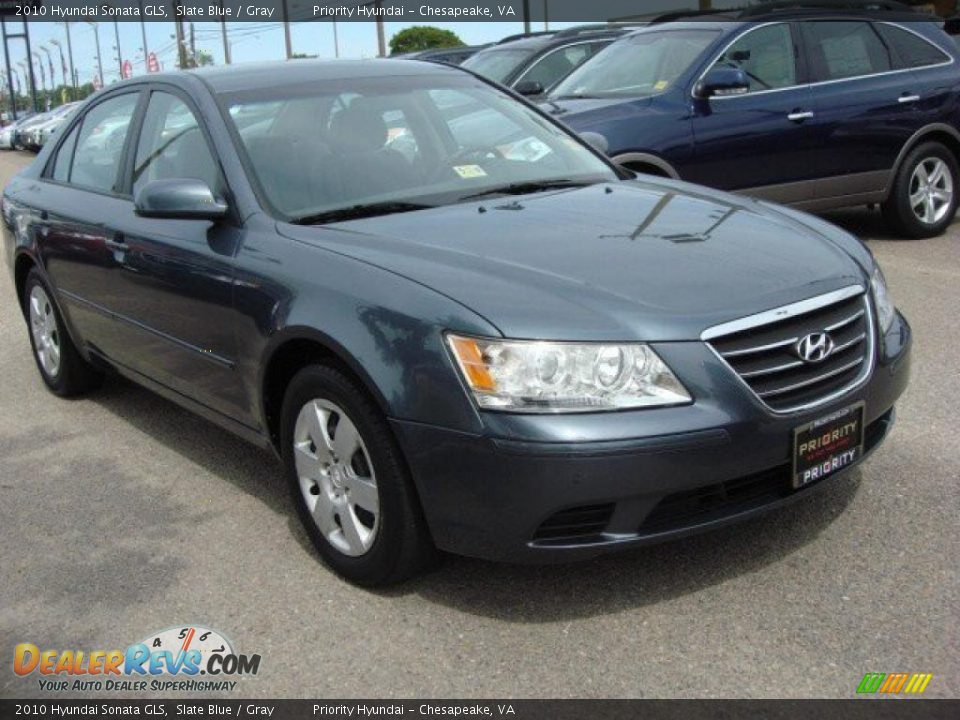 2010 Hyundai Sonata GLS Slate Blue / Gray Photo #5
