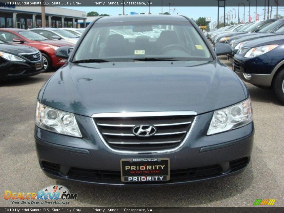 2010 Hyundai Sonata GLS Slate Blue / Gray Photo #6