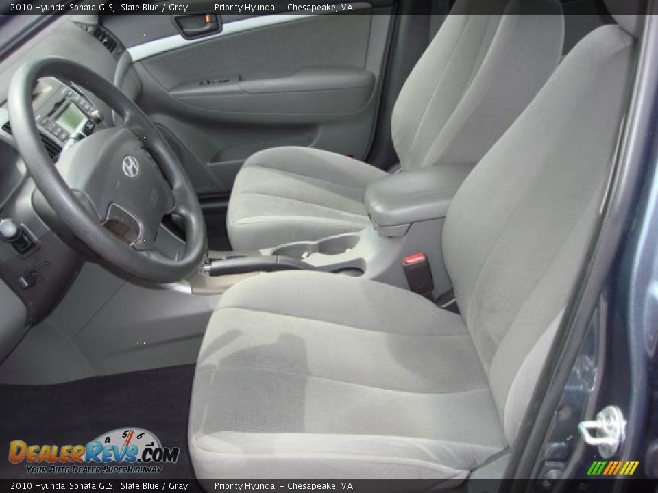 2010 Hyundai Sonata GLS Slate Blue / Gray Photo #7