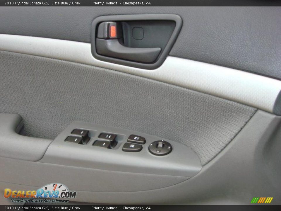 2010 Hyundai Sonata GLS Slate Blue / Gray Photo #10