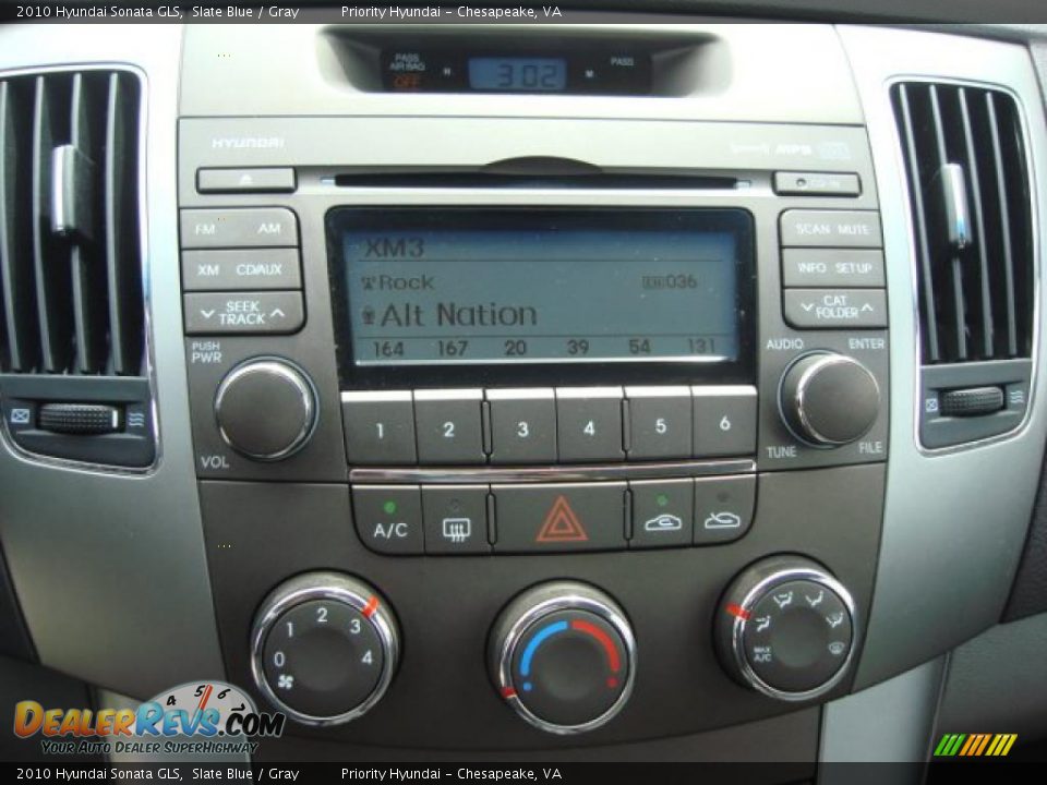 2010 Hyundai Sonata GLS Slate Blue / Gray Photo #12