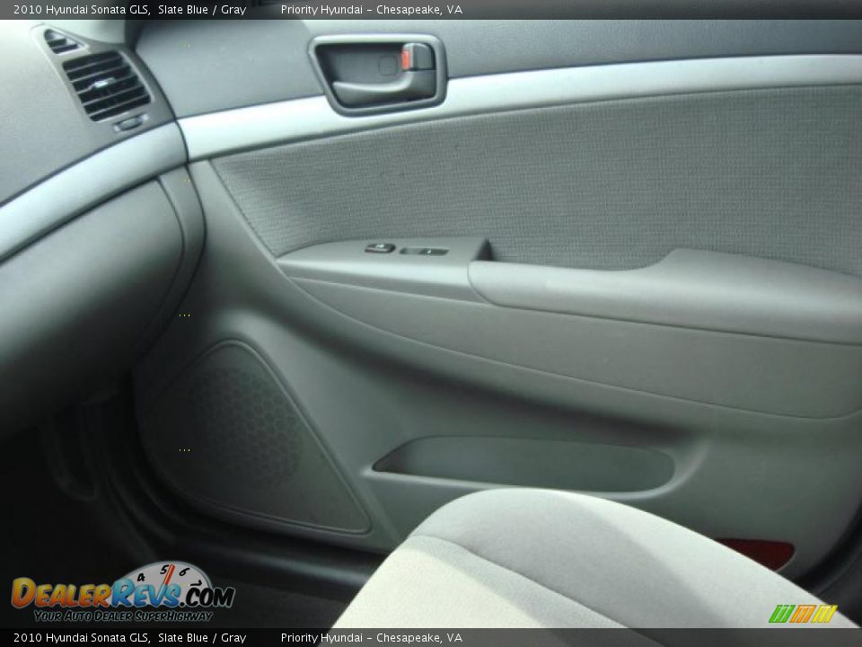 2010 Hyundai Sonata GLS Slate Blue / Gray Photo #16