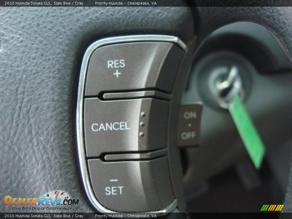 2010 Hyundai Sonata GLS Slate Blue / Gray Photo #17