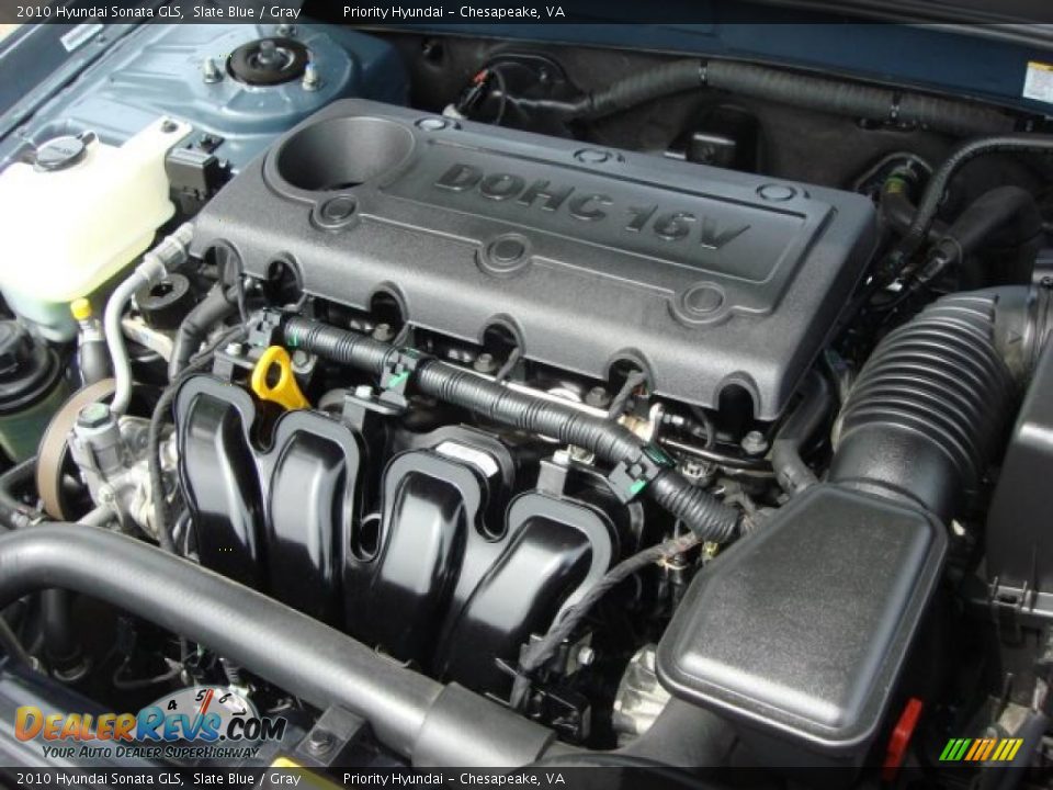 2010 Hyundai Sonata GLS Slate Blue / Gray Photo #19