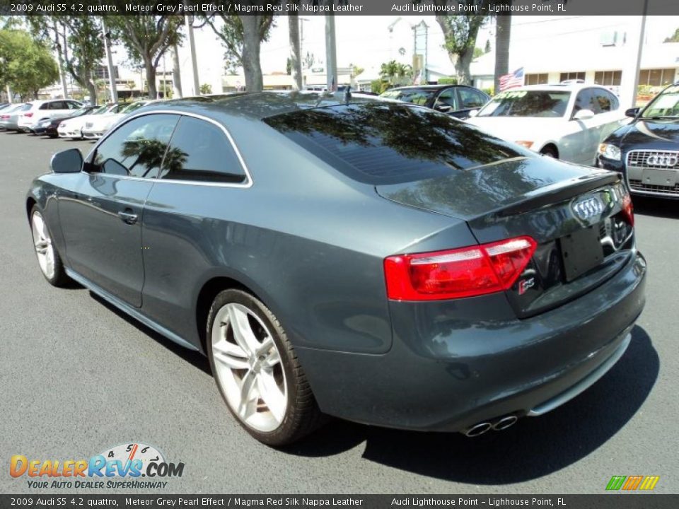Meteor Grey Pearl Effect 2009 Audi S5 4.2 quattro Photo #7