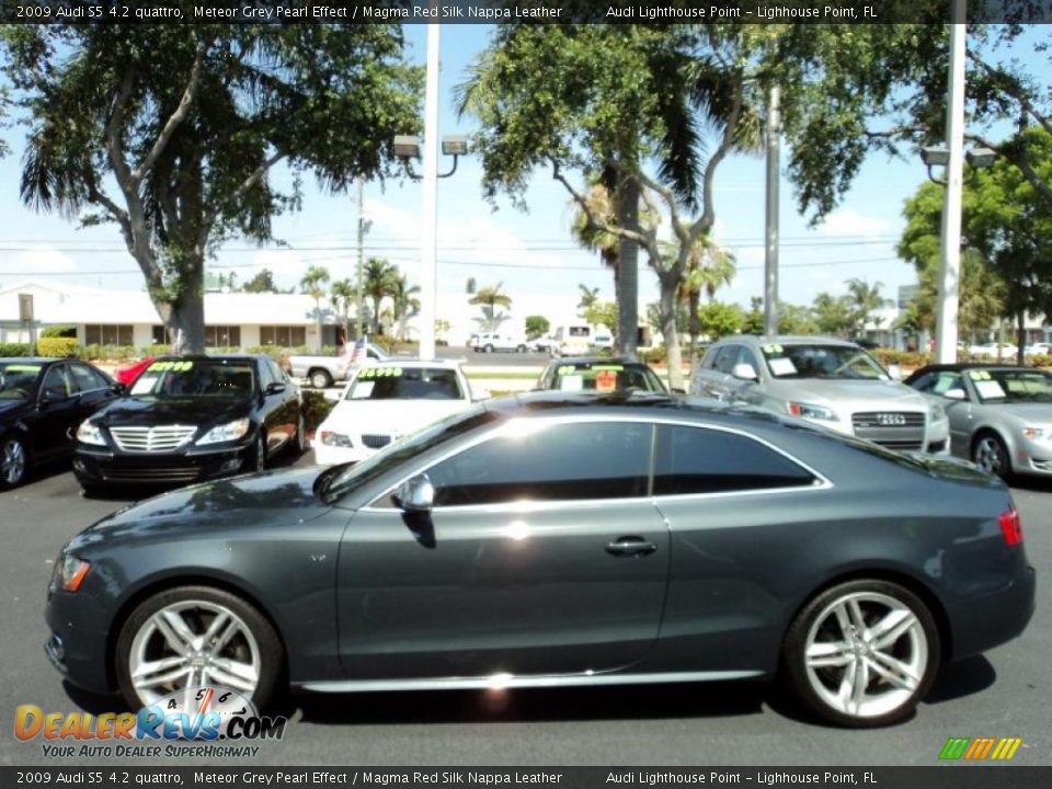 Meteor Grey Pearl Effect 2009 Audi S5 4.2 quattro Photo #8