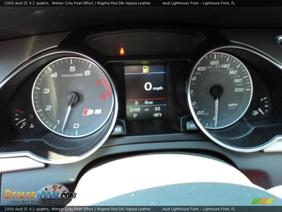 2009 Audi S5 4.2 quattro Gauges Photo #24