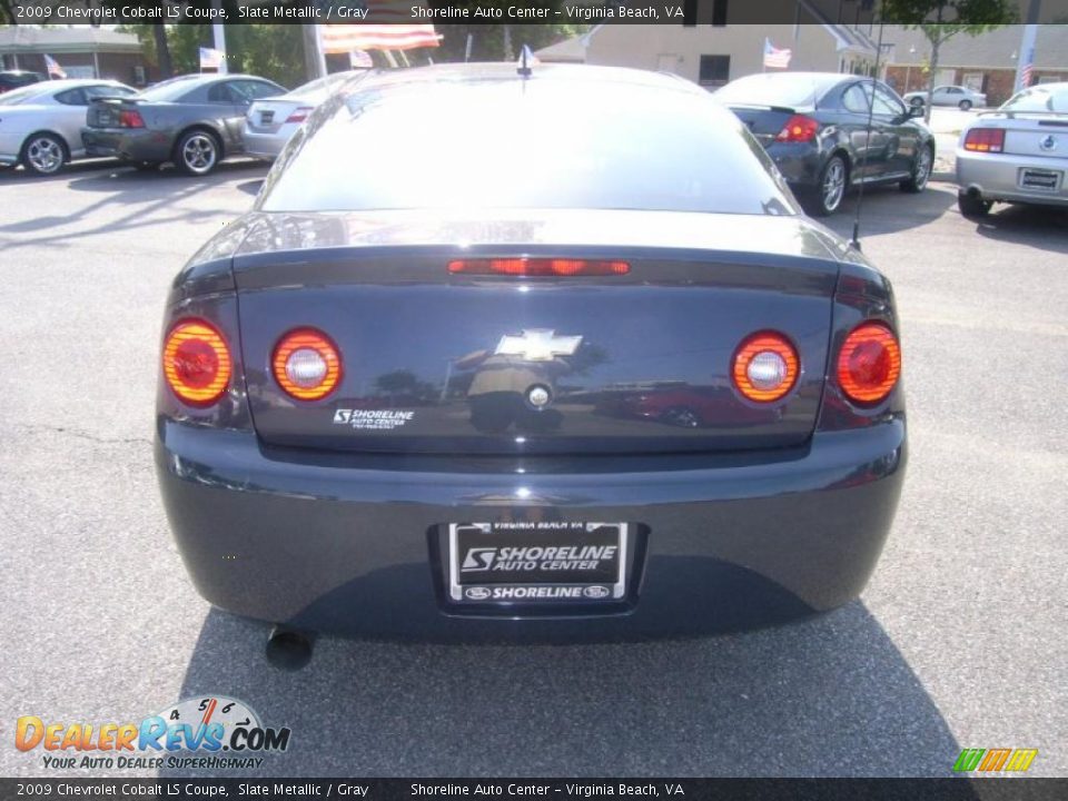 2009 Chevrolet Cobalt LS Coupe Slate Metallic / Gray Photo #5