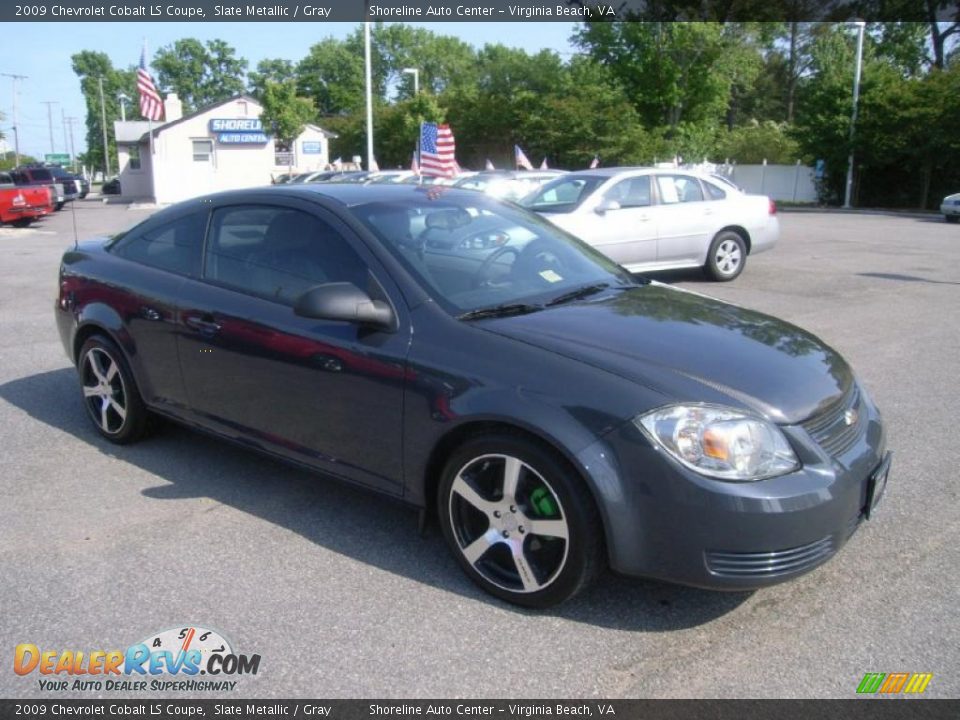 2009 Chevrolet Cobalt LS Coupe Slate Metallic / Gray Photo #8