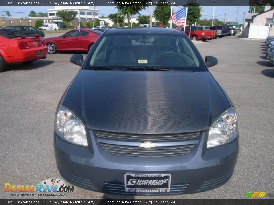 2009 Chevrolet Cobalt LS Coupe Slate Metallic / Gray Photo #9