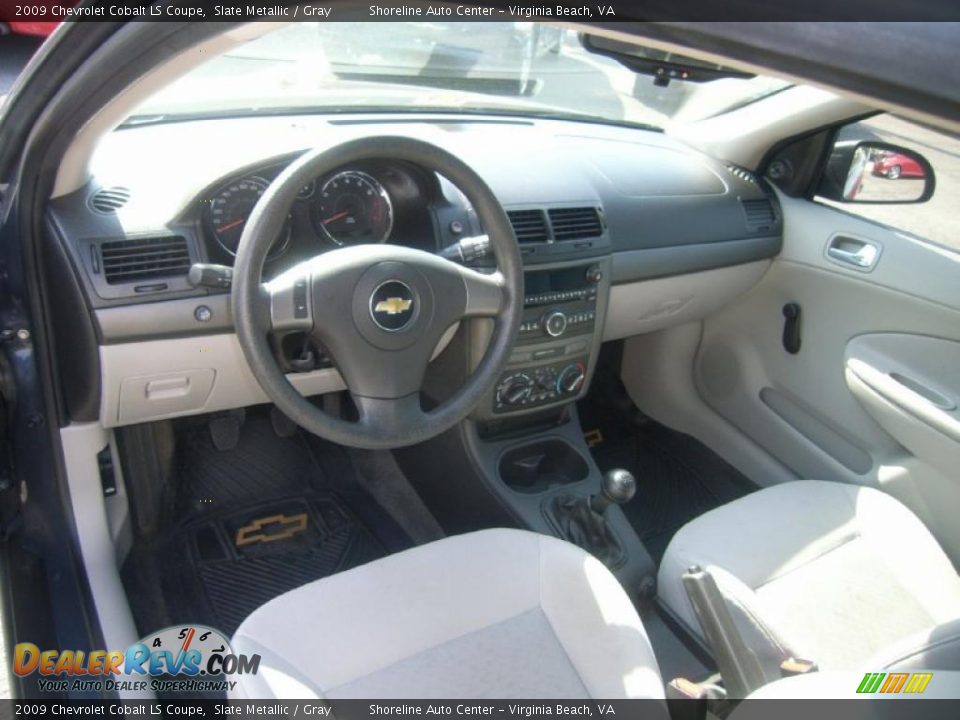 2009 Chevrolet Cobalt LS Coupe Slate Metallic / Gray Photo #14