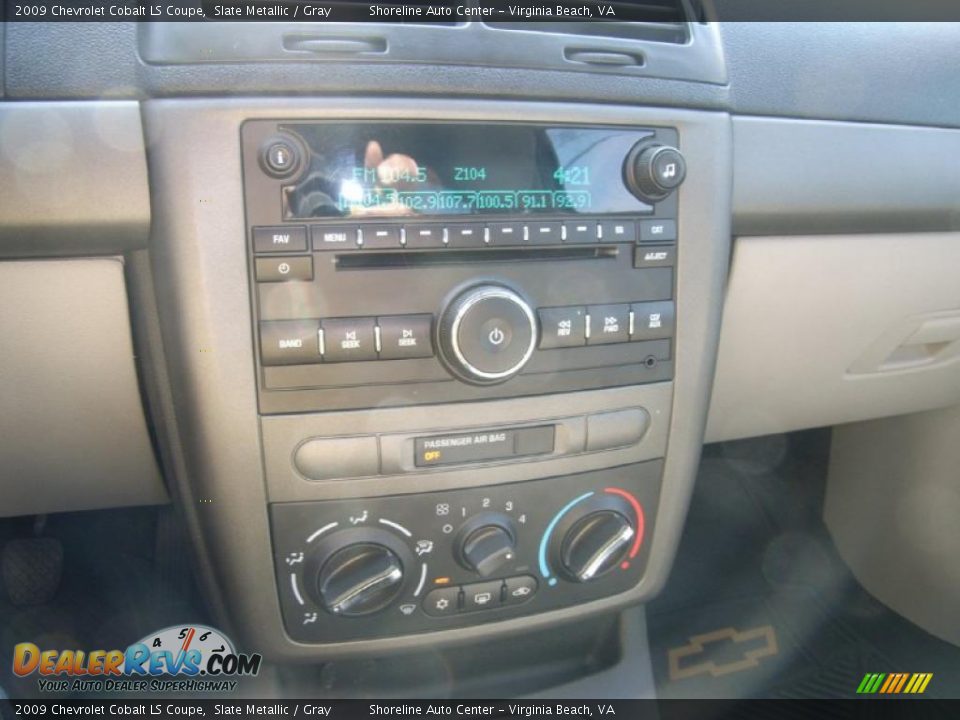 2009 Chevrolet Cobalt LS Coupe Slate Metallic / Gray Photo #15